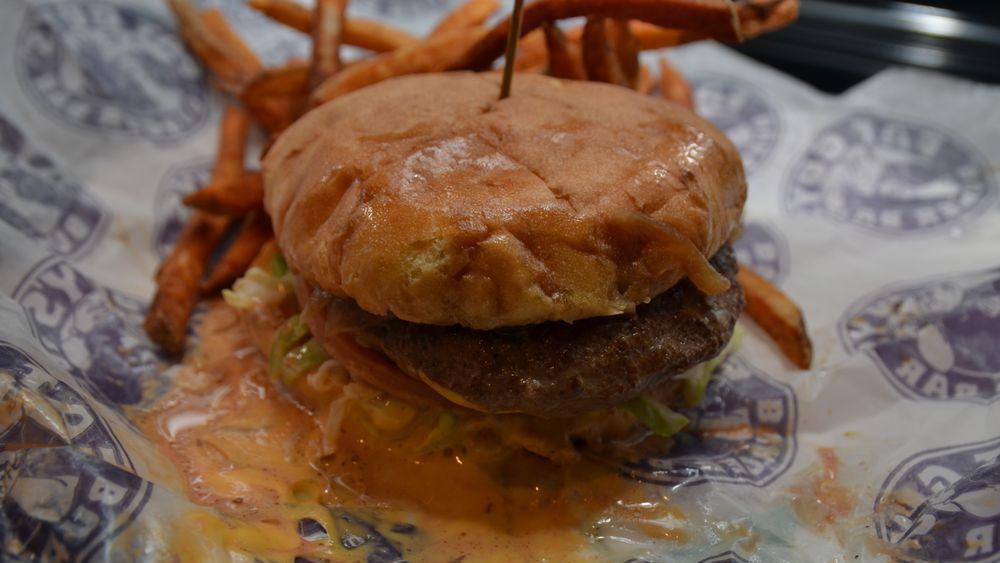 Fat Guys Burger Of The Month · Check our Facebook page or call any of the stores to see what the burger of the month is!