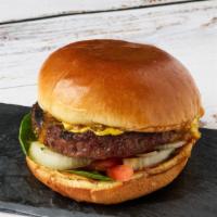 Black Angus Burger · Angus beef burger. Add cheese for an additional charge.