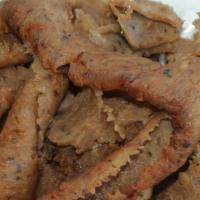 Gyro Portion · Delicious beef and lamb meat blend.