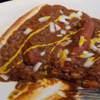 Coney Special · Hot dog topped with ground beef and chili.
