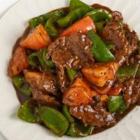 Beef With Tomato & Green Pepper · 