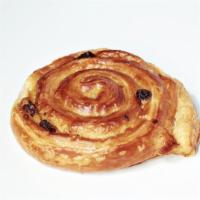 Raisin Croissant · Named pain aux raisins or escargot, this croissant is a spiral pastry often eaten for breakf...