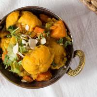 Moti Mahal Korma · Most popular. Spicy. Specialty of the house, a mixed vegetable delight cooked with cashews, ...