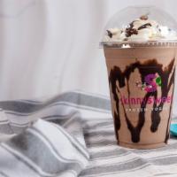 Chocolate Gelato Froyo Shake · This delicious shake made with Vanilla Gelato and Chocolate froyo, topped with whipped cream!