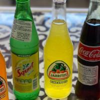 Jarritos · Lime, pineapple, guava, tamarindo and fruit punch.