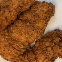 Chicken Tenders · Plain or tossed in BBQ, Buffalo or dynamite sauce.