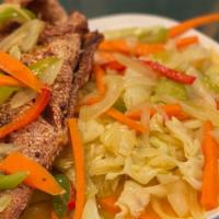 Red  Snapper Fish · Brown  stew: cooked in light browning sauce with onions and  bell peppers. Curry: Cooked in ...