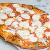Gluten Free Four Cheese Pizza · Ricotta, mozzarella, romano, parmesan