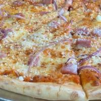 Killer Combo · Spicy Vodka  sauce with cheese, Italian sausage, and red onion