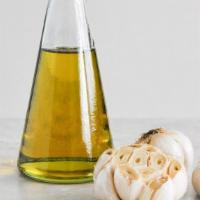 Garlic Oil · Roasted garlic in olive oil