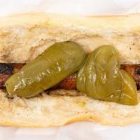 8” Italian Sausage · add cheese or peppers for additional charge