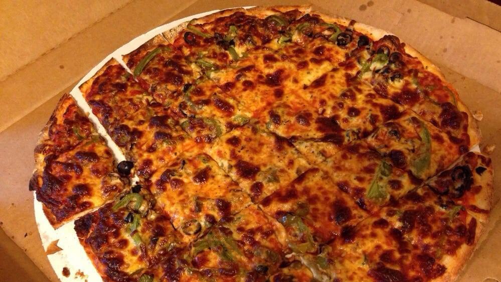 16″ Large Pizza · Serves 2-3 people.
