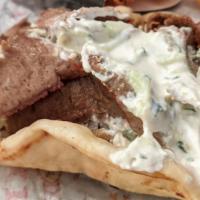 Franky’S Gyro Salad · With gyro meat.