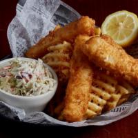 Tavern Fish & Chips · A generous portion of wild-caught filet of cod dipped in our tavern batter and lightly fried...
