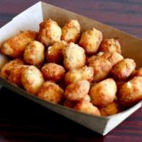 Cheese Curds · Battered & Fried White Cheese Curds
