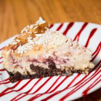 Blair'S Cheesecake · Blair's famous raspberry cheesecake - delicious!