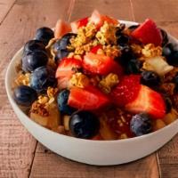 Fruit & Granola · mixed berries and granola.