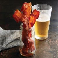 Spicy Cowboy Bacon Large · Sweet and spicy, siracha-maple glazed thick cut bacon. A small order contains 3 pieces of th...