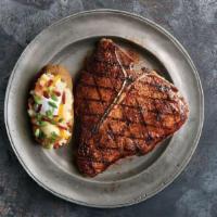 Prime Porterhouse Steak · 20oz USDA Prime Cut with the rich flavor of a New York Strip with the tenderness of a Filet....