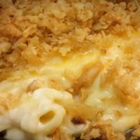 Macdaddy Shareable · A Premier Shareable Pan of Our Famous 7 Cheese Infused Mac & Cheese.  We Encourage Our Custo...