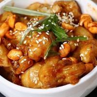 Kung Pao Cauliflower · Dried chili, ginger, scallion, sesame seed, sriracha peanuts (VG)