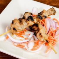 Philippine Bbq · Skewers of pork tenderloin marinated in a traditional sweet barbecue sauce and grilled over ...