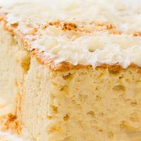 Torta 3 Leches  · This is a sponge cake soaked in a mixture of three kinds of
milk, topped with whipped cream