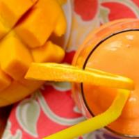 Blm (Believe Love Matters) · Carrot juice, banana, orange and mango