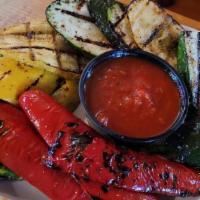 Veggie Plate (Grilled) · Light, healthy and so vibrant! Turning into a very popular appetizer, this plate does take a...