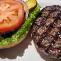 1/2Lb Burger (Basic) · Our grilled to order 1/2lb Angus Burger with your choice of the basic condiments.