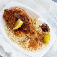 Athenian Roast Chicken · A half chicken seasoned 