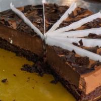 Chocolate Cheesecake · Cake flavored with melted chocolate cocoa powder or both.
