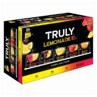 Truly Hard Seltzer Lemonade Variety Pack (12 Oz X 24 Ct) · Hard seltzer meets lemonade with this breakout new style, Truly Lemonade. Truly Lemonade fla...