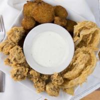 Shiloh'S Sampler Platter · Hard to decide what to order? Choose three of your favorite! Enough to feed four!