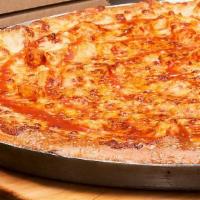 Buffalo Chicken Specialty Pizza · Marinated buffalo chicken, fresh Italian seasoning, Wisconsin cheese blend, extra cheese and...
