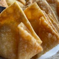 Crab Rangoon (6Pc) · Fried cream cheese and crabstick in crispy wonton wrapper