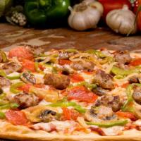 Create Your Own Thin Crust Pizza - 16