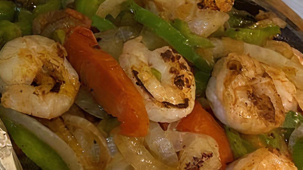 Shrimp Fajitas · We use our special recipe to cook grilled shrimp.