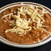 Fried Beans · Fried pinto beans.