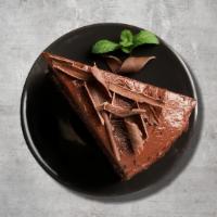 Chocolate Fudge Cake Carnage · Double layered rich chocolate cake