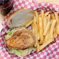 Grilled Chicken Sandwich (Meal) · Meal includes fries & drink. Mayo, Lettuce & tomato.