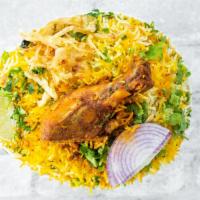 Hyderabadi Chicken Dum Biryani · 
