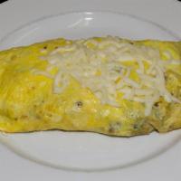 85Th Street Omelet · Two eggs with turkey, broccoli, onions, hash browns and Swiss cheese.