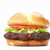 Black Bean Burger · Served with lettuce, tomato, and mayo. Cal 517/ 941.
