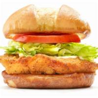 Crispy Chicken · Crispy Chicken served with lettuce, tomato, and mayo