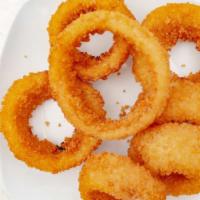 Onion Rings · Crispy Panko Breaded Onion rings 1 dipping cup included Regular $2.59 Large $3.19