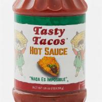 Bottled Hot Sauce · Our own special blend recipe!