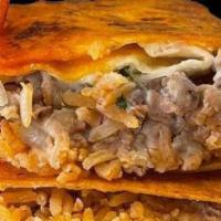 Big Burrito · One big burrito filled with your choice of ground beef, birria, pastor, carnitas, chorizo, s...