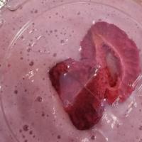 Strawberry Slam · Strawberries, strawberries, strawberries and banana with 20g vanilla whey protein.