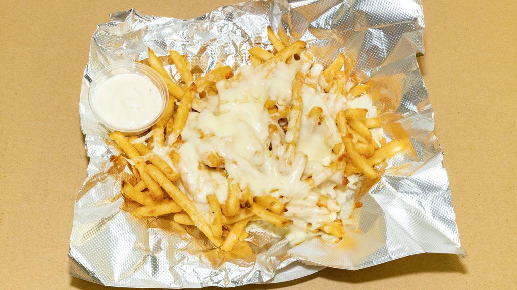 Cheese Fries · Made with our four cheese blends, cheddar, Monterey Jack, Asadero, and Queso Blanco.